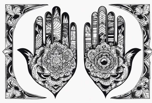 Hand tattoo tattoo idea