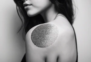 minimalist dna tattoo idea