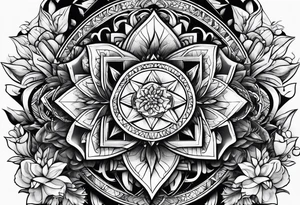 wisdom growth forgiveness loyalty enlightenment love respect tattoo idea