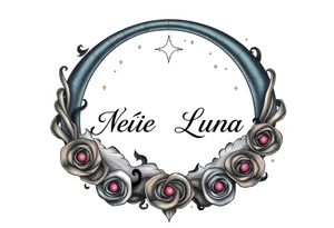 Liviana 
Noélie 
Luna 
ces nom sous un arc en ciel pas fini tattoo idea