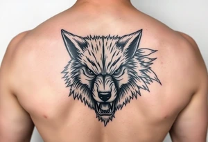 Little red riding hood nursery rhyme big bad wolf tattoo idea
