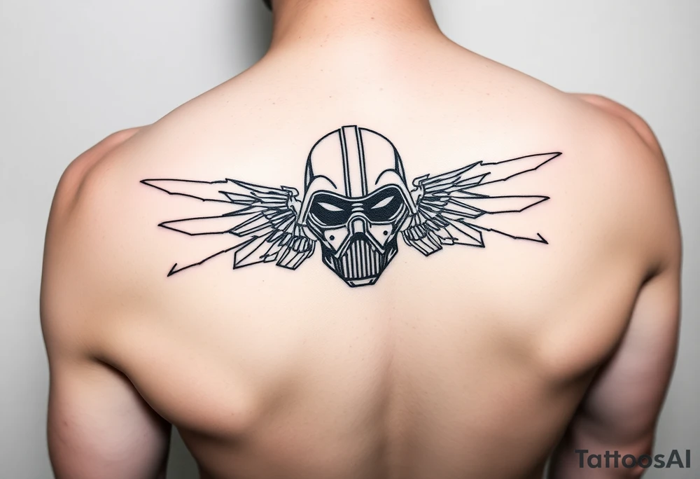 Star wars  minimalistik tattoo idea