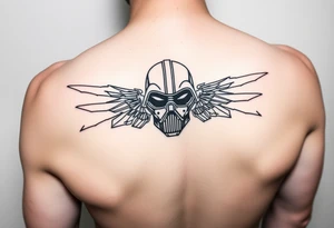 Star wars  minimalistik tattoo idea