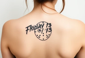 Friday the 13th horror tattoo tattoo idea