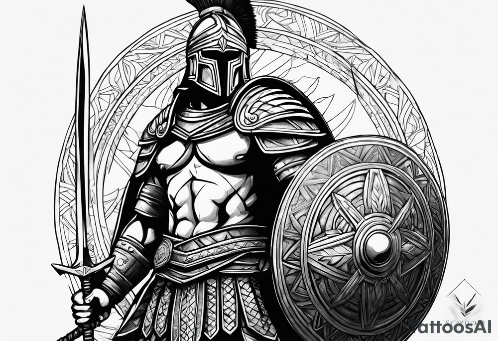 Sparta warrior tattoo idea