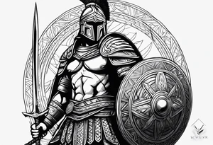 Sparta warrior tattoo idea
