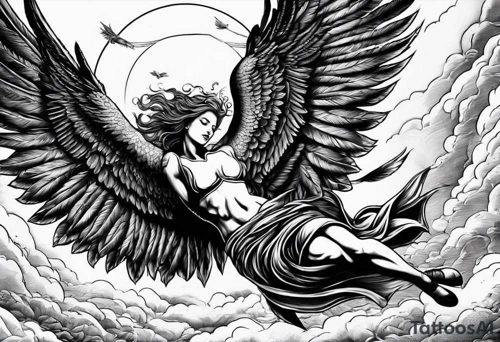 Icarus falling
include quote
let our scars fall in love tattoo idea Icarus falling
include quote
let our scars fall in love tattoo idea