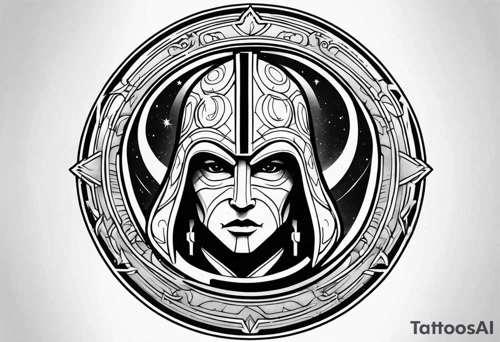Star Wars Jedi logo tattoo idea