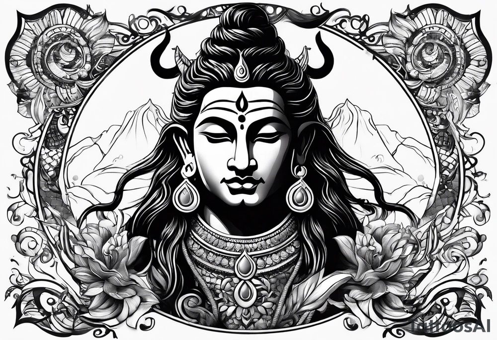 Lord shiva slokh tattoo idea