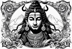 Lord shiva slokh tattoo idea