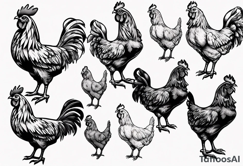 Chicken tattoo idea
