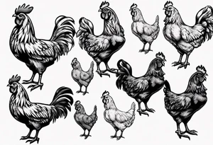 Chicken tattoo idea