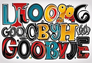 I don’t wanna say goodbye, ‘cause this one means forever. 1946 - 2013 tattoo idea