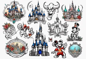 DisneyWorld Magic Kingdom tattoo idea