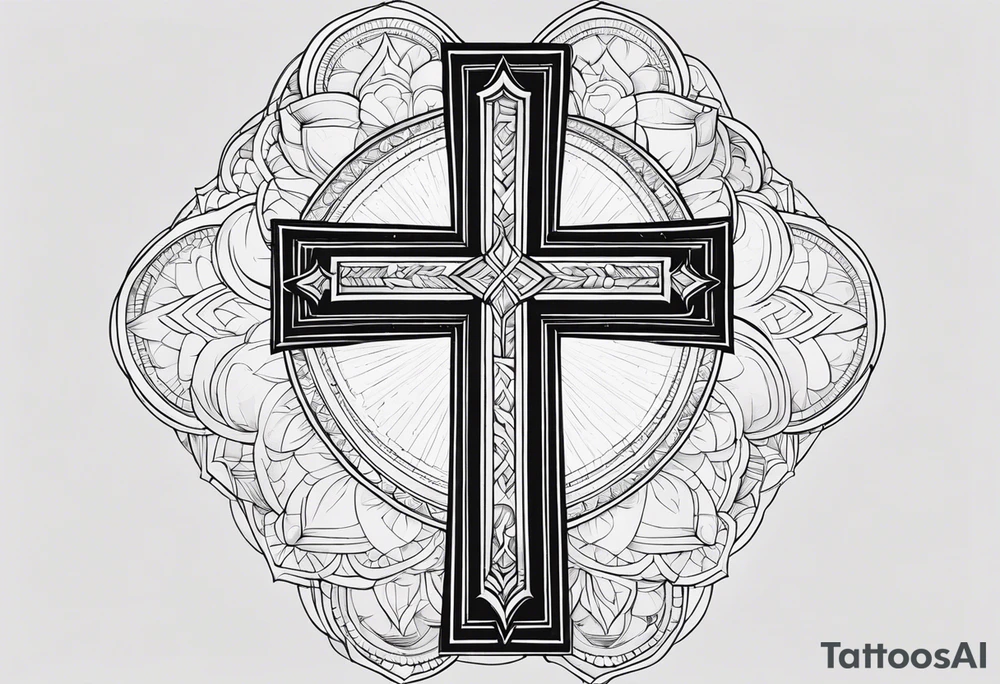 Cross with some bible verse for my forearm tattoo idea