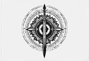 Spear of Longinus tattoo idea