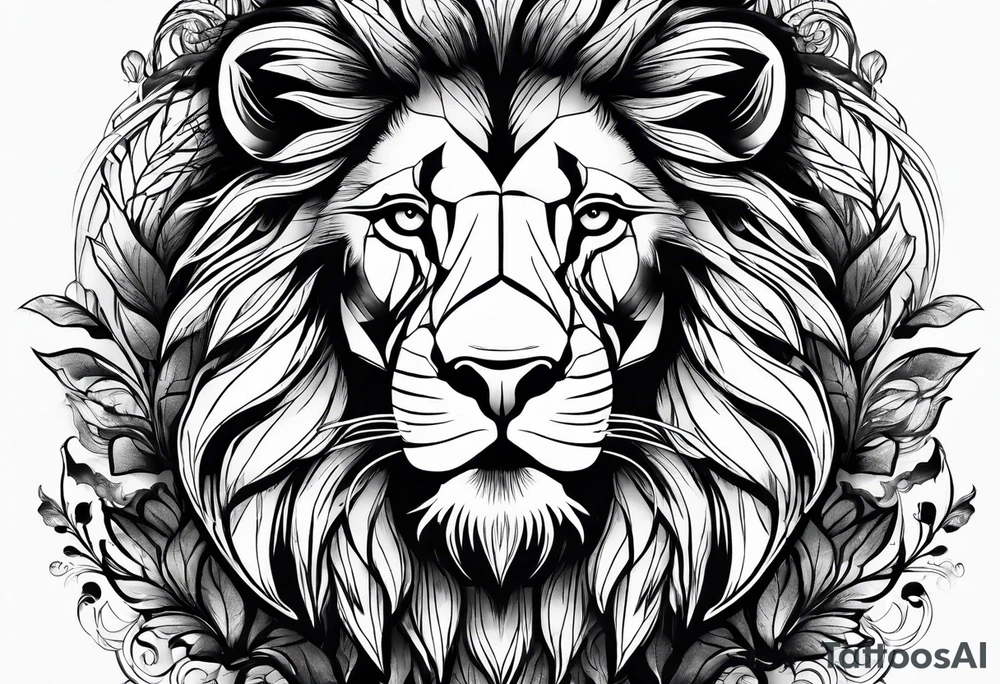 Lion from atlas tattoo idea