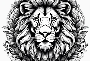 Lion from atlas tattoo idea