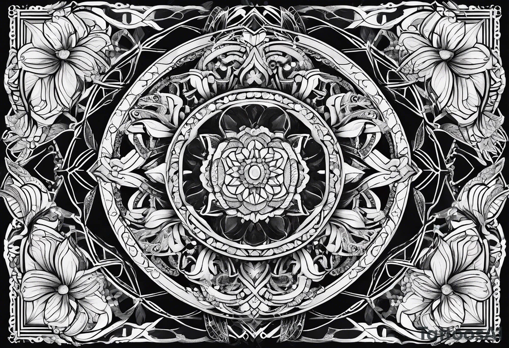 Lace tattoo idea