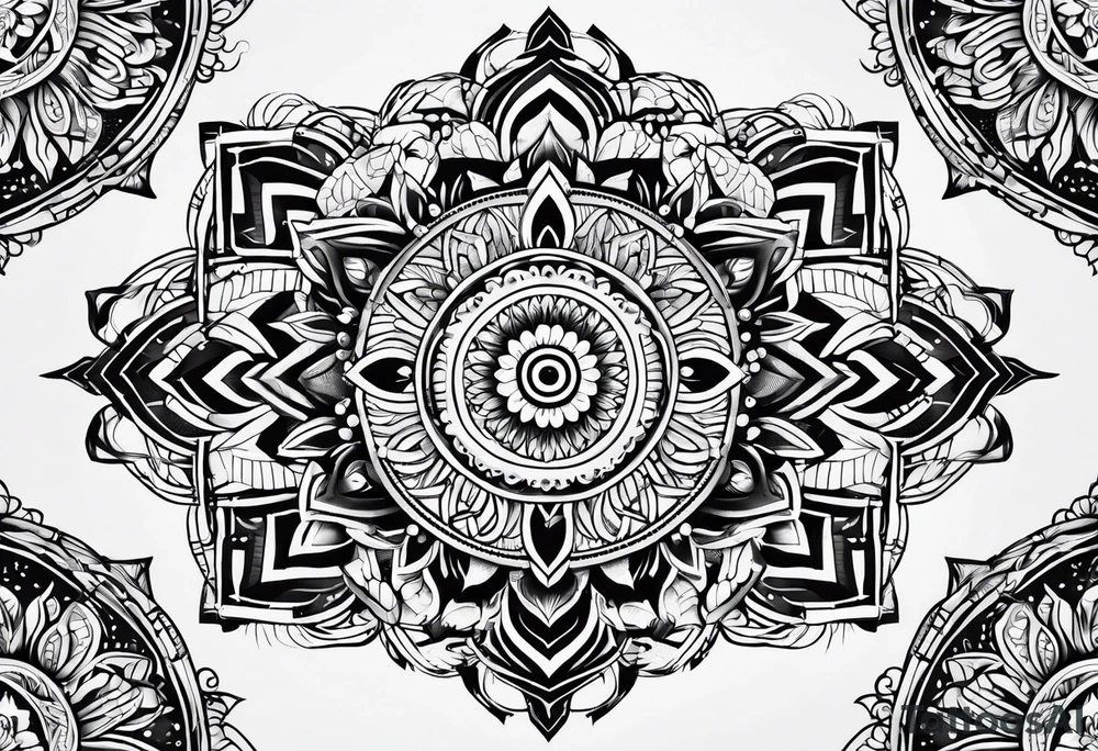 mandala tatto tattoo idea