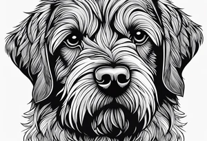 wirehaired pointing griffon tattoo idea
