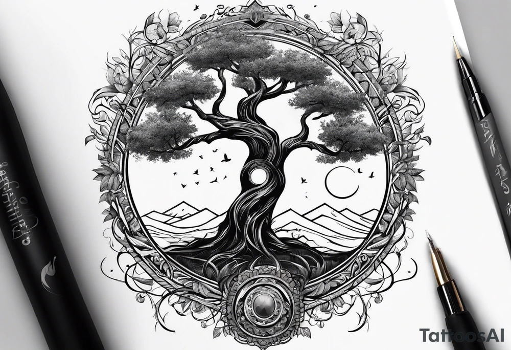 Tree of life tattoo idea