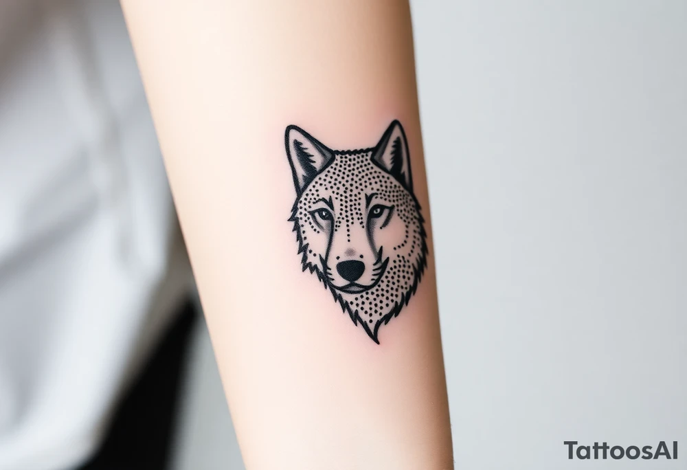 Wolf tattoo idea