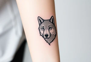 Wolf tattoo idea