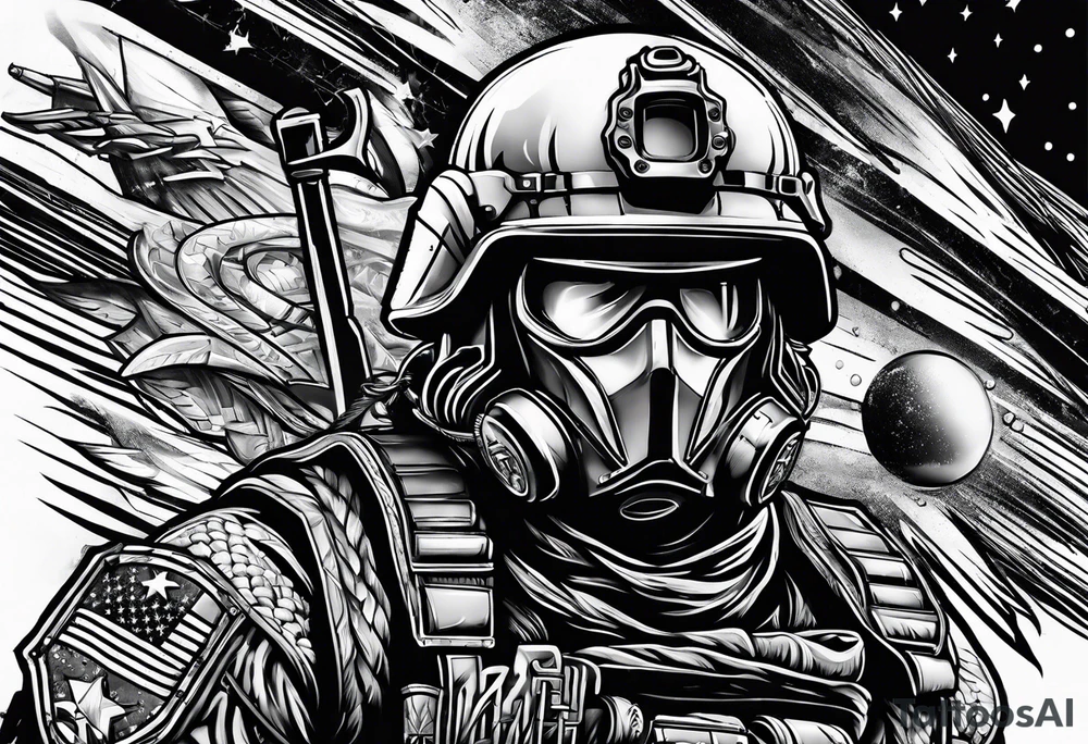 Military tattoo idea