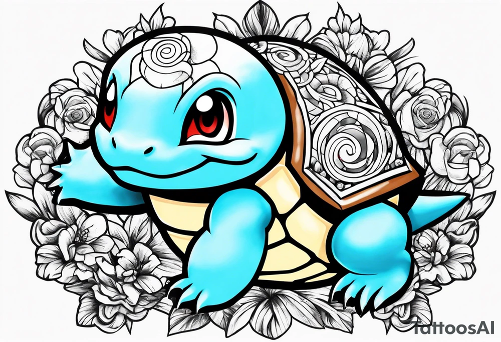 Squirtle tattoo idea