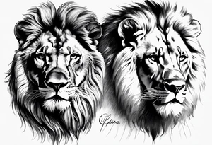 Dalmatia Lions tattoo idea