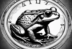 Toad wearing a labcoat tattoo idea