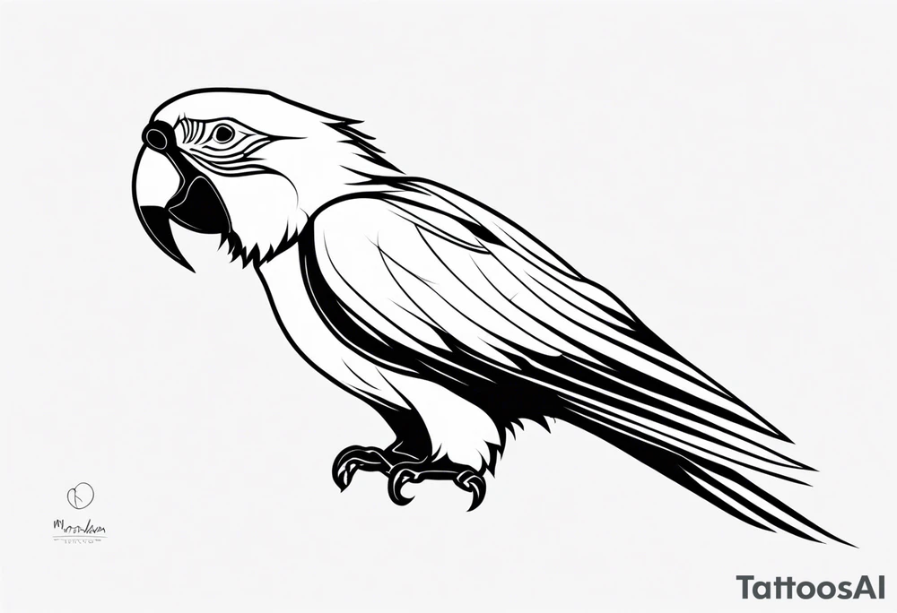 Macaw tattoo idea