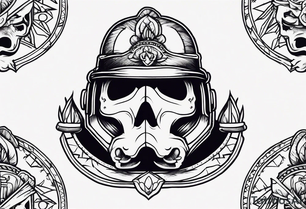 helm of ace tattoo idea