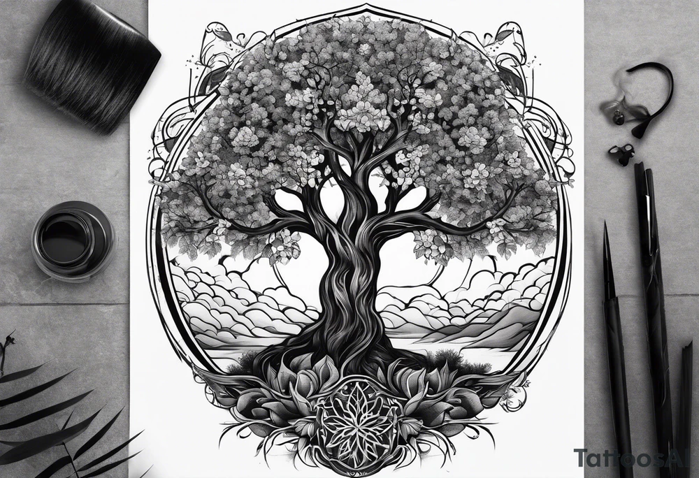 Tree of life tattoo idea