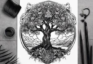 Tree of life tattoo idea