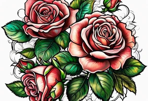 rose tattoo idea