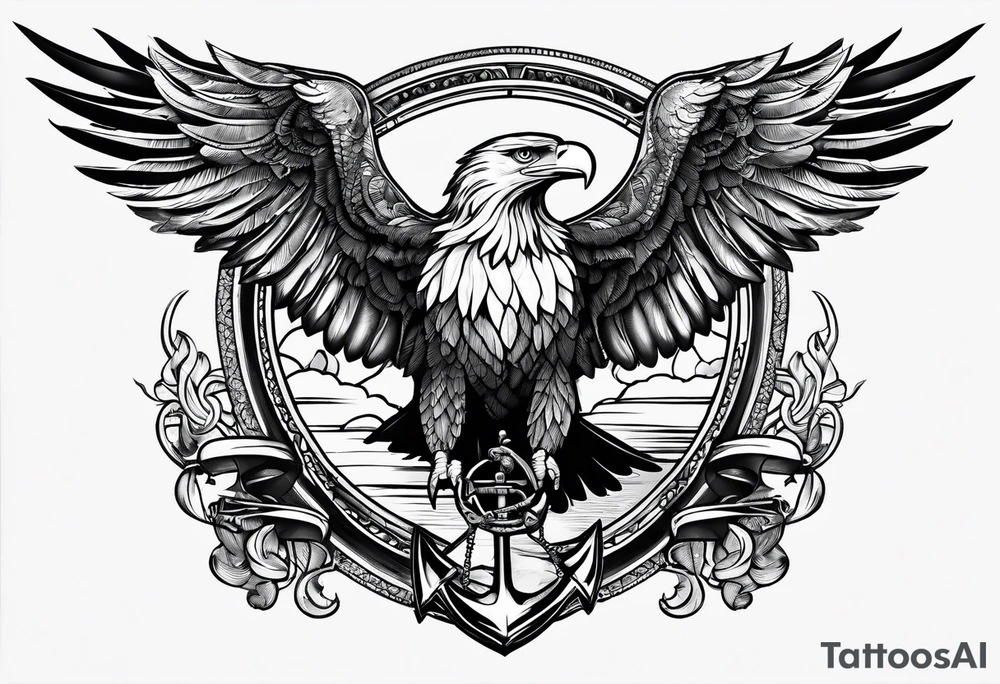 Eagle,globe, and anchor tattoo idea