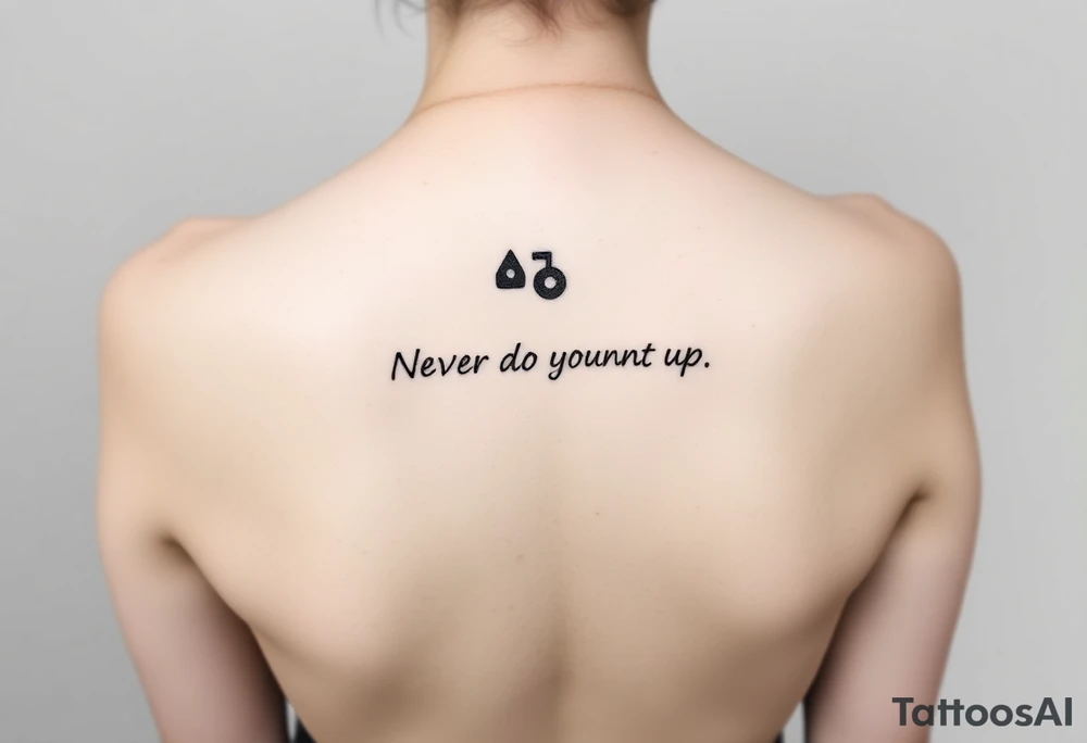 Rick Astley Never Gonna Give You Up tattoo idea