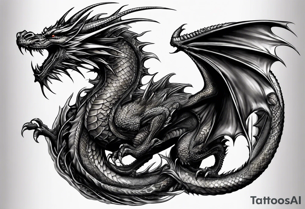 Dragon tattoo idea