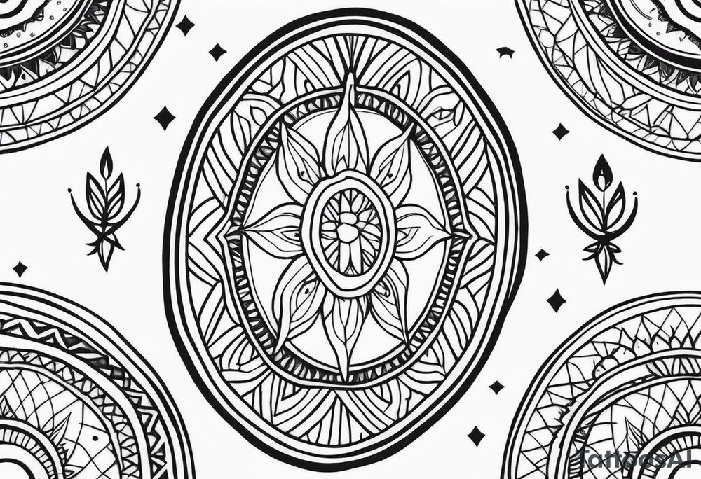 Un tatouage Amérindiens Simple en bandeau tattoo idea
