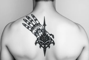 japans hand + Full arm  tattoo concept tattoo idea