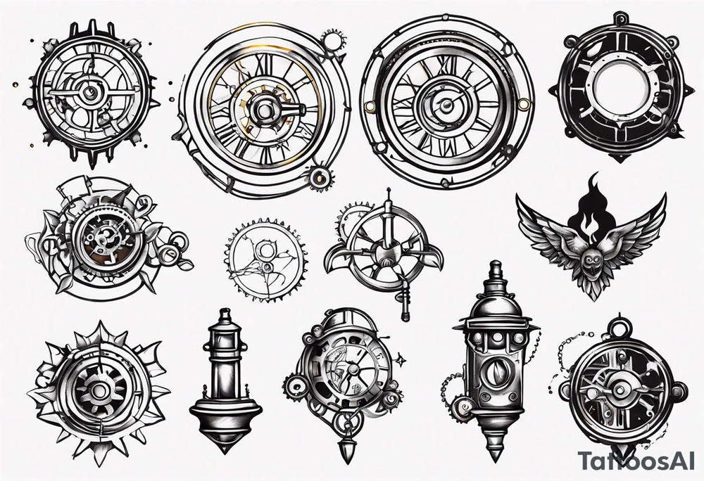 Steam punk tattoo idea