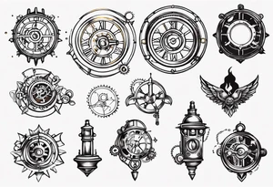 Steam punk tattoo idea