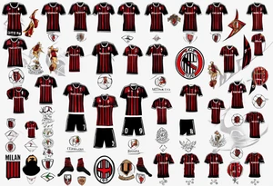 ac milan, soccer, fan tattoo idea