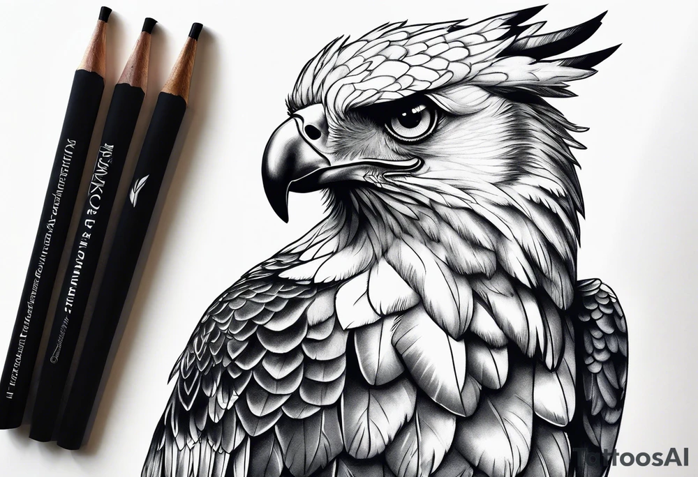 harpy eagle tattoo idea