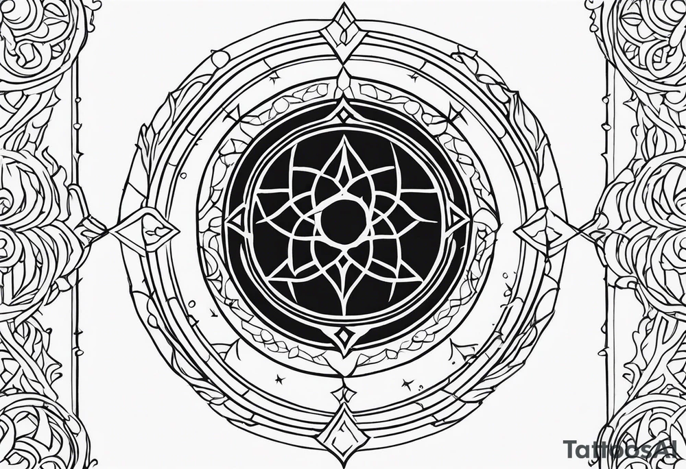 A court of thorns and roses, throne of glass, fantasy, witchcraft tattoo idea