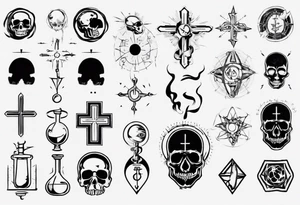 Combine science with Jesus,
No skulls tattoo idea