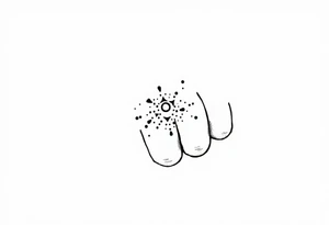finger tattoo on the finger tattoo idea