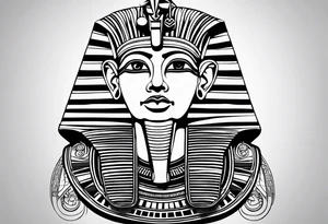 pharaoh tattoo idea